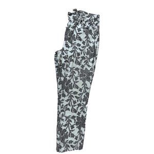 Chicos Size 0 Small 4 Pants Slim Straight Leg Ankle Cropped Cargo